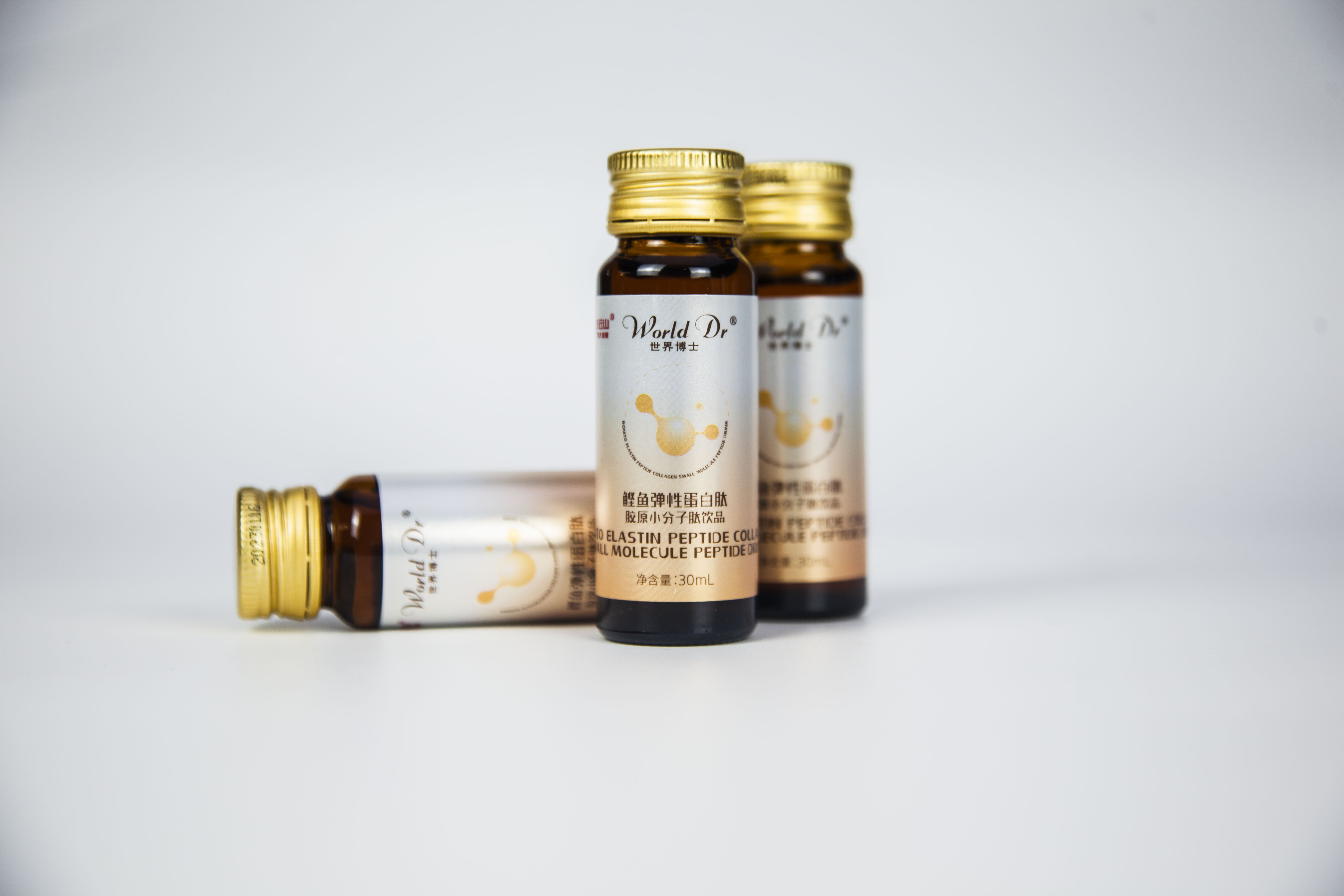 白雲山世界博士鲣魚彈性蛋白肽膠原小分子(zǐ)肽飲品